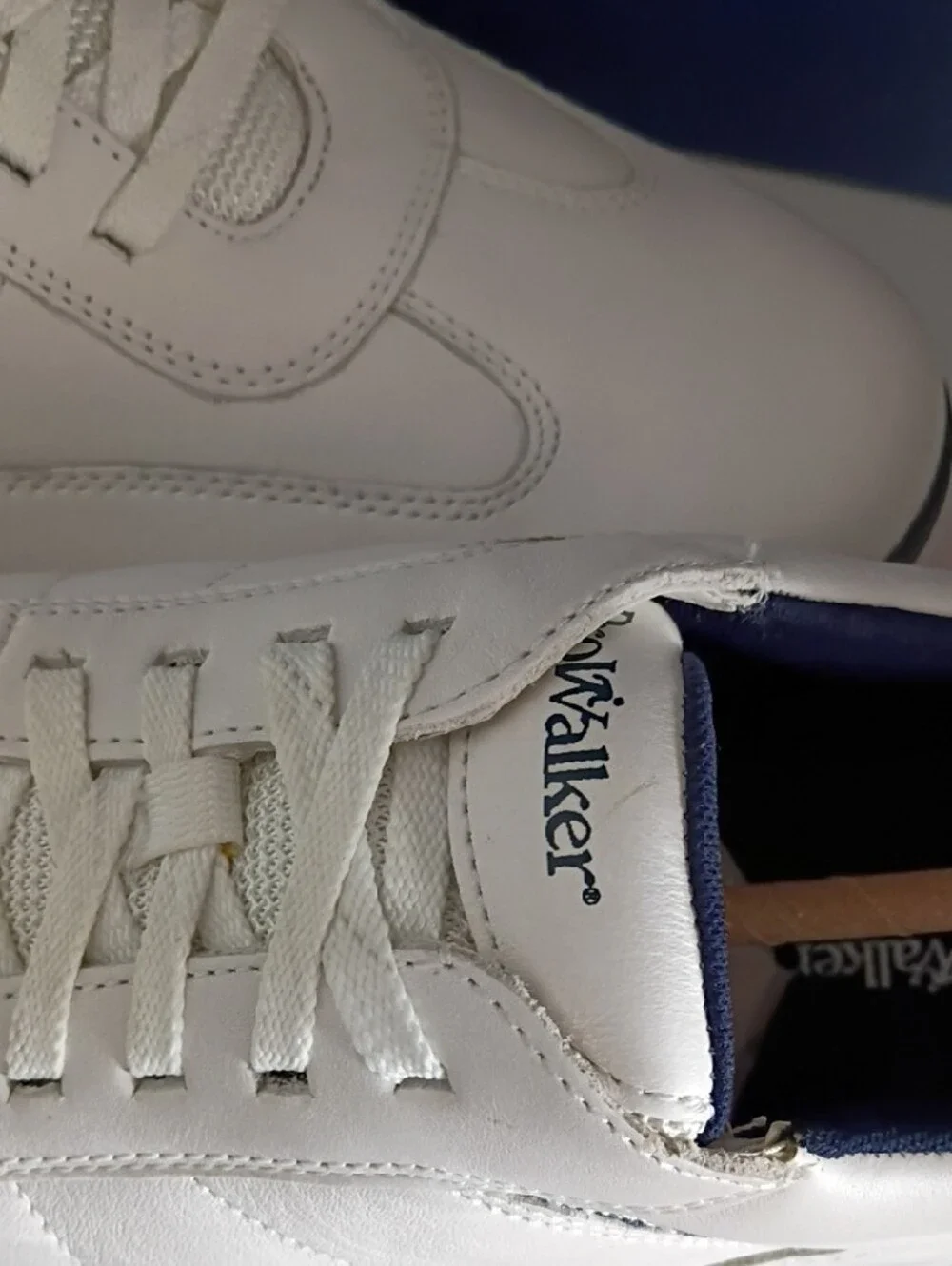 Rockport Men’s White Leather Lace-Up Sneakers